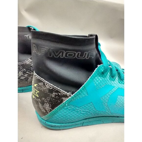 Under Armour Bandit XC Spikes Track Shoes Blue Black Mens 11.5 Sneakers Racing - Picture 14 of 16